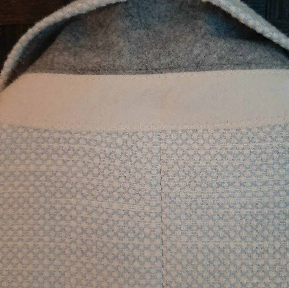 NWT Ann Taylor $169 Knit Twill Newbury Blazer in Texture, Size 8, Style # 607645 - Picture 10 of 11